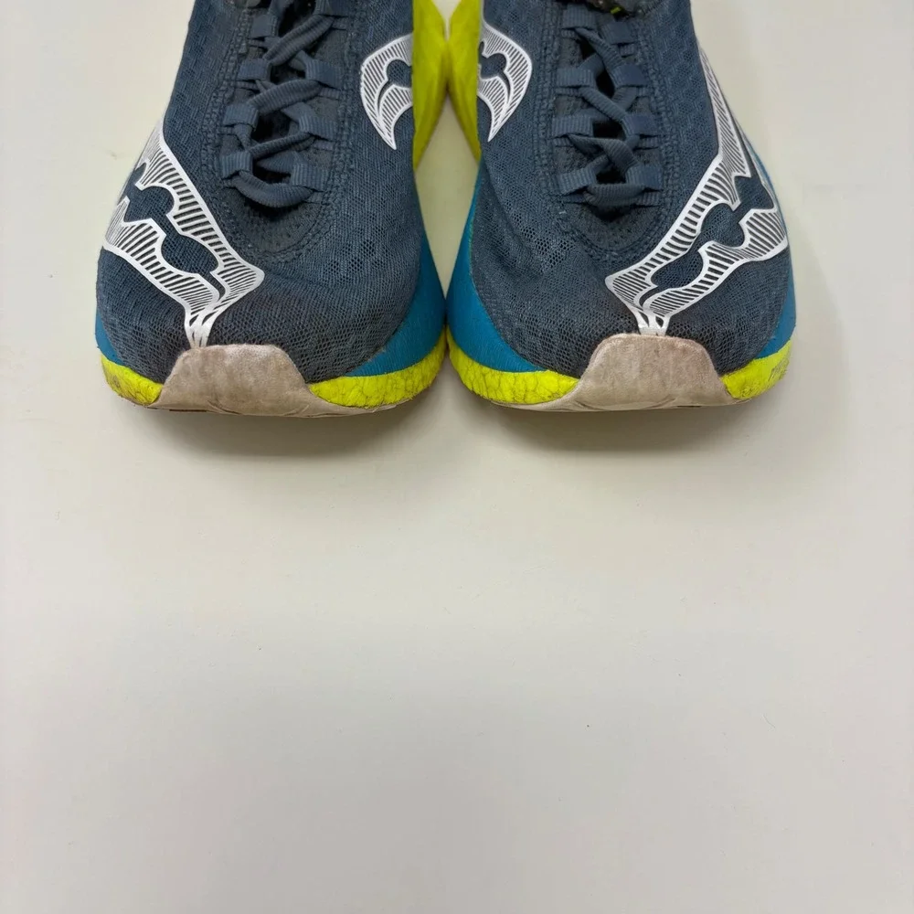 Saucony Endorphin Pro 4 Womens Size 7.5 Blue Yellow Running Shoes (S10939-222)